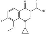 1-cyclopropyl-7-fluoro-8-methoxy-4-oxo-1,4-dihydroquinoline-3-carboxylic acid